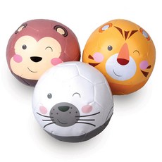 Daeyeon E&T 軟Q動物軟球, 隨機出貨, 3個