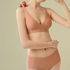 글램공감 오페라 심리스 무봉제 누디 브라 + 팬티 세트