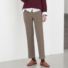 크레송 여성용 슬림 배기핏 코듀로이 팬츠