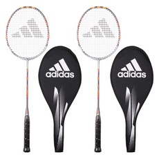 adidas 愛迪達 Spieler碳纖維優質羽球拍+拍套組 SVE071, SVE071-2, 2組