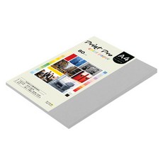 종이문화 프린트프로 얇은 칼라복사지 80g No.31 그레이, 62개, A4