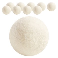 LIKES 烘乾機羊毛烘衣球, 白色, 10個