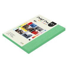 종이문화 프린트프로 얇은 칼라복사지 80g No 11 딥그린, A5, 125개
