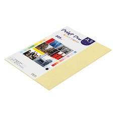 paperculture PrintPro 厚磅彩色影印紙 205g 05號 黃色, A3, 12個