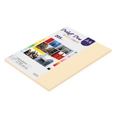 종이문화 프린트프로 두꺼운 칼라복사지 205g No 02 아이보리, 24개, A4