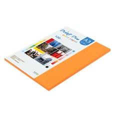 종이문화 프린트 프로 얇은 칼라복사지 No 27 오렌지 120g, 40개, A3