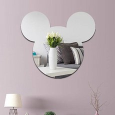 Golden Rabbit C型黏貼式壓克力安全鏡 大耳朵 30 x 40 cm, 單一顏色