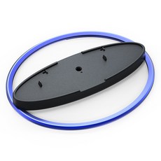 SPACE SHIELD Sony PlayStation 5 / Pro / Slim 相容 Alpha 金屬 Edge 主機垂直支架底座, 單一商品, 1個, 黑藍色