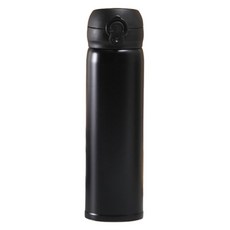 앞날창창 스텐 심플 보온 텀블러, 블랙, 1개, 500ml