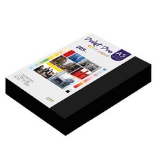 paperculture Print Pro 厚磅彩色影印紙 No 32 黑色 205g, A5, 200個