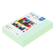 종이문화 프린트프로 얇은 칼라 복사지 No 14 블루 120g, 320개, A4
