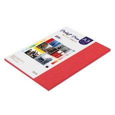 paperculture Print Pro 厚磅彩色列印紙 205g No 29 紅色, 25個, A3