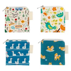 semoms 藥品收納包 4種組, 狗日、露營故事、白色森林朋友、鴨子郊遊