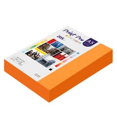 paperculture Print Pro 厚磅彩色影印紙 No 27 橘色 205g, A5, 200個