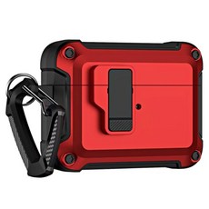 KUMIHANDS 現代風 AirPods 保護殼, AirPods Pro2, 紅色, 1個