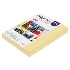 paperculture Print Pro 厚磅彩色影印紙 No 05 黃色 205g, A4, 100個