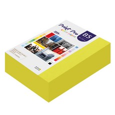 paperculture Print-Pro 厚磅彩色影印紙 205g No 08 亮黃色, B5, 264個