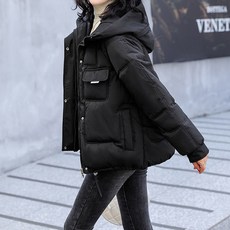 Elsso 女款基本連帽鋪棉外套