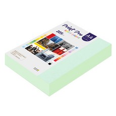 종이문화 프린트프로 두꺼운 칼라 복사지 No 14 블루 205g, A4, 200개