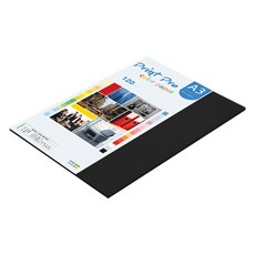 종이문화 프린트프로 얇은 칼라 복사지 No 32 블랙 120g, 20개, A3