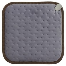 crivel 碳石墨烯單人超細纖維電熱坐墊 MY-00103, 灰色, 45 x 45 cm