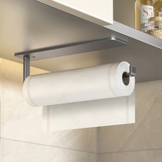 MONACO OLIVE 免鑽孔 Adenium 廚房紙巾架, 1個, 鈦色