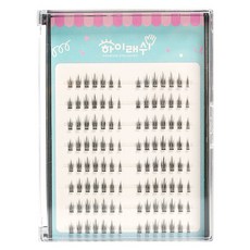 Jelly Hammer High Lash 大容量單株人造芭比高假睫毛 8排, 1個, c