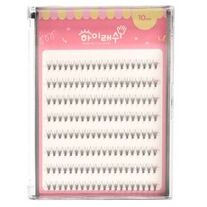 하이래쉬 가닥 인조 속눈썹 12mm 8줄, 1개, 바비 E