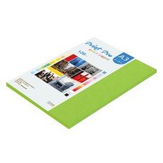 종이문화 프린트프로 얇은 칼라복사지 No 10 후레쉬그린, A3, 40개