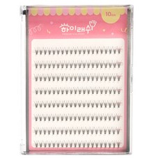 Jelly Hammer High Lash 單株人造假睫毛 10mm 8排, 芭比 E, 1個