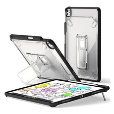 REARTH Rinke Fusion素描立式保護殼, 黑色, 1個