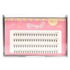 하이래쉬 가닥 인조 속눈썹 12mm 4줄, 1개, 바비 E