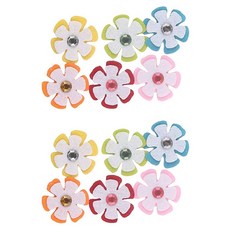 Uniart 毛氈寶石花6件組, 2套, 混合顏色