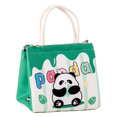 Kingsroad 高級卡通保冷便當袋 熊貓, 1個, 混合色