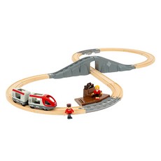 美國 BRIO 入門旅行火車玩具36079, 單一顏色, 1個