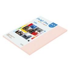 종이문화 프린트프로 얇은 칼라복사지 No 22 라이트핑크, A3, 40개