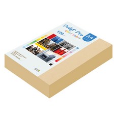 종이문화 프린트프로 얇은 칼라복사지 No 3 베이지, 320개, A4
