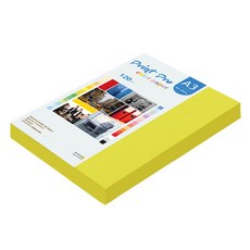 paperculture Print Pro 薄彩色列印紙 No 8 亮黃色, A3, 160個
