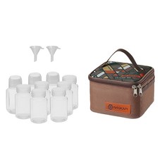 NASKAPI Spice Box 露營調味罐組, 1個, 棕色
