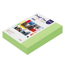 종이문화 프린트프로 칼라복사지 205g No.12 그린, A4, 200개