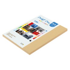 종이문화 프린트프로 칼라복사지 120g No 04 버프, A4, 80개
