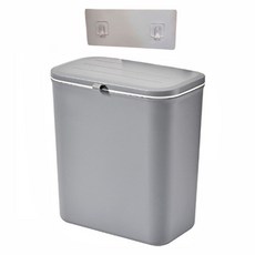 Ilsangsokbanzzak 迷你廚餘桶 + 貼紙組, 1套, 深灰色