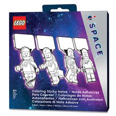 레고 미니피겨 스티커 메모 우주인 53479, BLUE, 1개