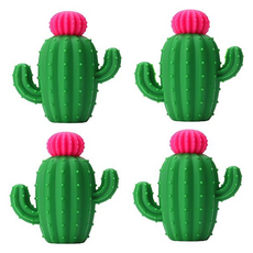 Kingsroad 防皺防纏繞洗衣球, 4個, 粉紅色 + 綠色