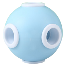 Kingsroad 濾網清潔洗衣球, 天藍色, 1個