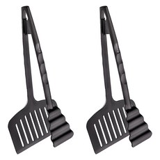 발고비아 조리도구 전 집게, 블랙, 2개