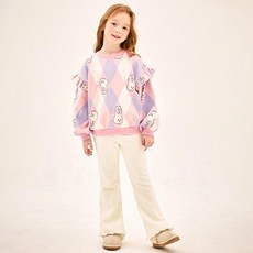 JELISPOON 女童款側開衩刷毛內搭褲