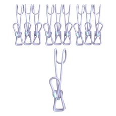 앞날창창 플라스틱 클립 집게, 핑크, 10개