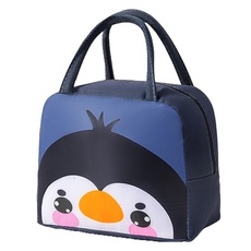Kingsroad 優質卡通便當保冷袋 海軍藍企鵝, 混色