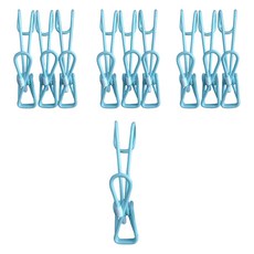 앞날창창 플라스틱 클립 집게, 그린, 10개